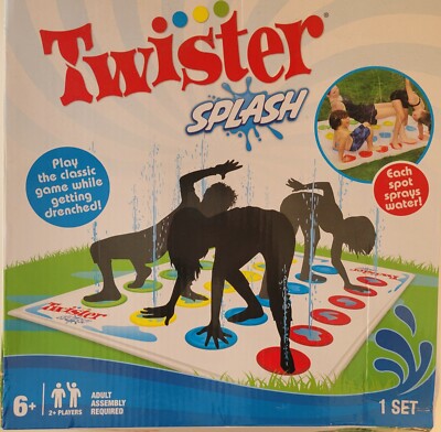 Hasbro Twister Splash Water Game for Kids Backyard Sprinkler Outdoor Games NEW