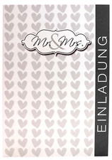 Einladung zur Hochzeit Mr. & Mrs. Hochzeit Ei...
