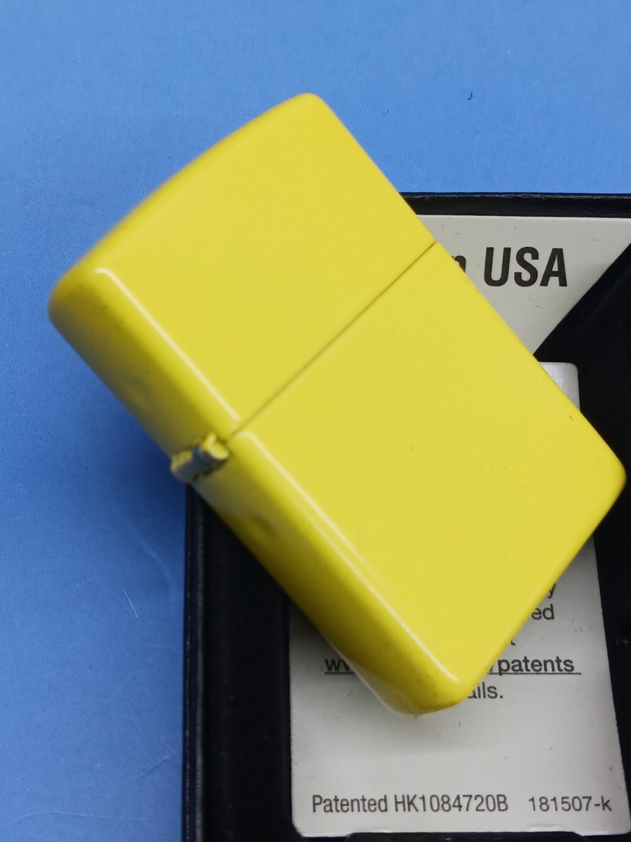 Zippo 24839 Classic Lemon Yellow Matte | eBay