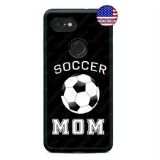 Google Pixel 3 3XL 2XL Cute Soccer Mom Cell Phone Case Futbol Sport Case Cover