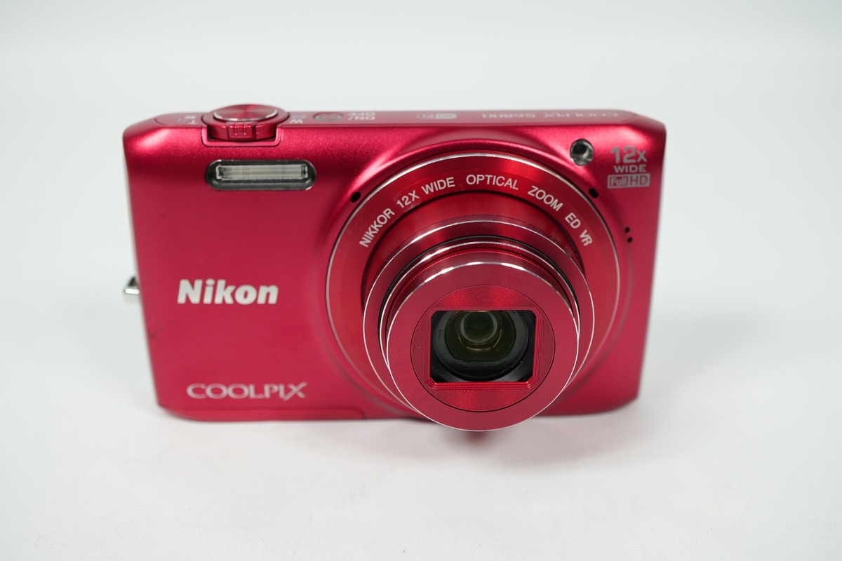Nikon COOLPIX S6800 レッド EXC+5] Nikon COOLPIX S6800 Compact Digital Camera Red Tested