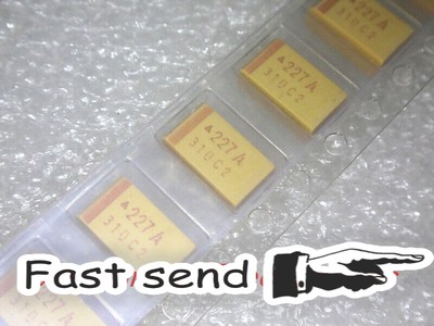 10pcs 7343D 10V 220UF 227A D-type SMD Chip Tantalum Capacitor