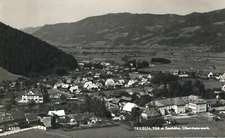 Aerial View Trieben Obersteirmark Austria  RPPC Real Photo Postcard