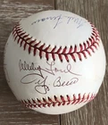 Whitey Ford, Yogi Berra, Craig Nettles & Joe Pepitone Signed Baseball - JSA LOA
