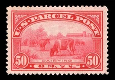 MOMEN: US STAMPS #Q10 PARCEL POST MINT OG H XF JUMBO LOT #94127*