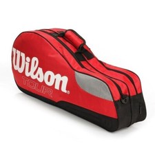 Borsa per racchette da tennis WILSON Scomparti Multipli 4/6 Racchette Waterproof
