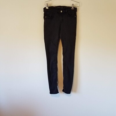 Zara Jeans Womens EUR 38 US 6 Trafaluc Black Makers Skinny Denim