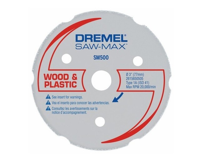 Dremel Saw Max SM500 3" Multipurpose Carbide Wheel for sale online eBay