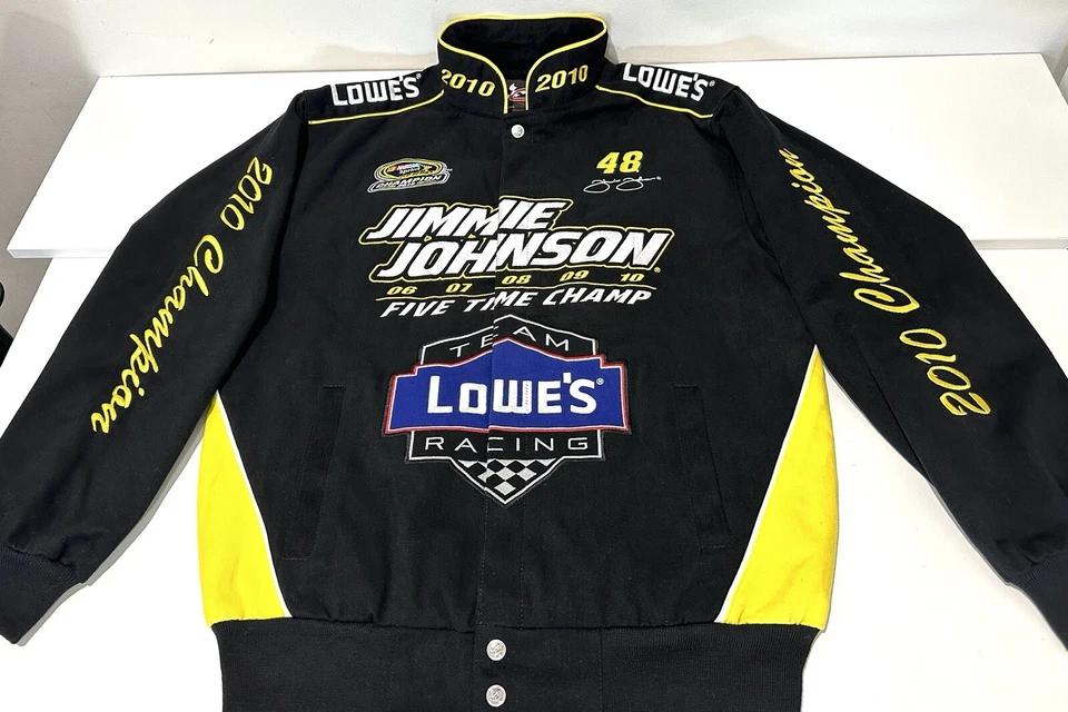NASCAR Jacket Chase Authentics Jimmie Johnson #48 5 Time Champ Size Medium - Image 4 of 4