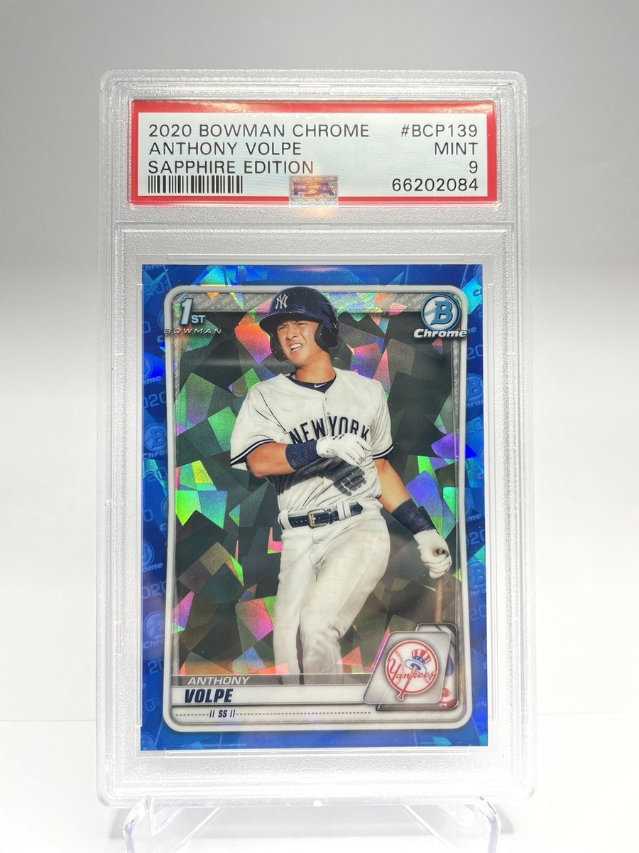 2020 Bowman Chrome Sapphire Edition #BCP139 Anthony Volpe RC
