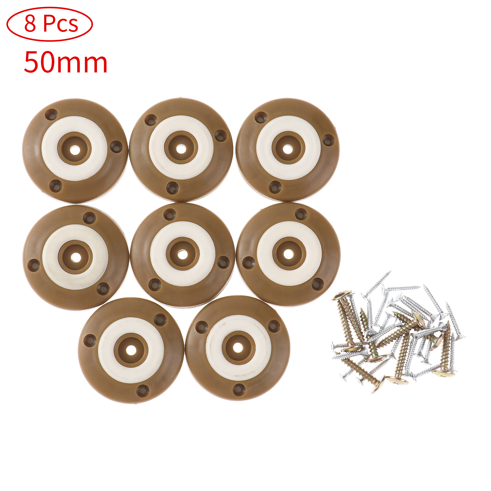 8pcs pies de silla de mesa con almohadillas de muebles de Steel_Screw inoxidable incorporadas bricolaje