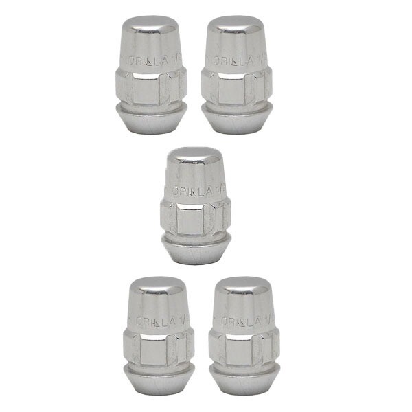Gorilla 0050631 60 Degree Stainless Steel Boat Trailer Lug Nuts (Set