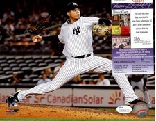 DELLIN BETANCES NEW YORK YANKEES SIGNED AUTOGRAPHED 8x10 PHOTO JSA N69975