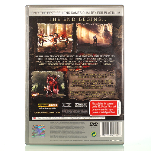 God Of War 2 II | Playstation 2 PS2 PAL | Free Post - Picture 2 of 2