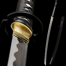 30'' Wakizashi Katana Samurai Sword 1095 Steel Japanese Sword Full Tang Sharp 