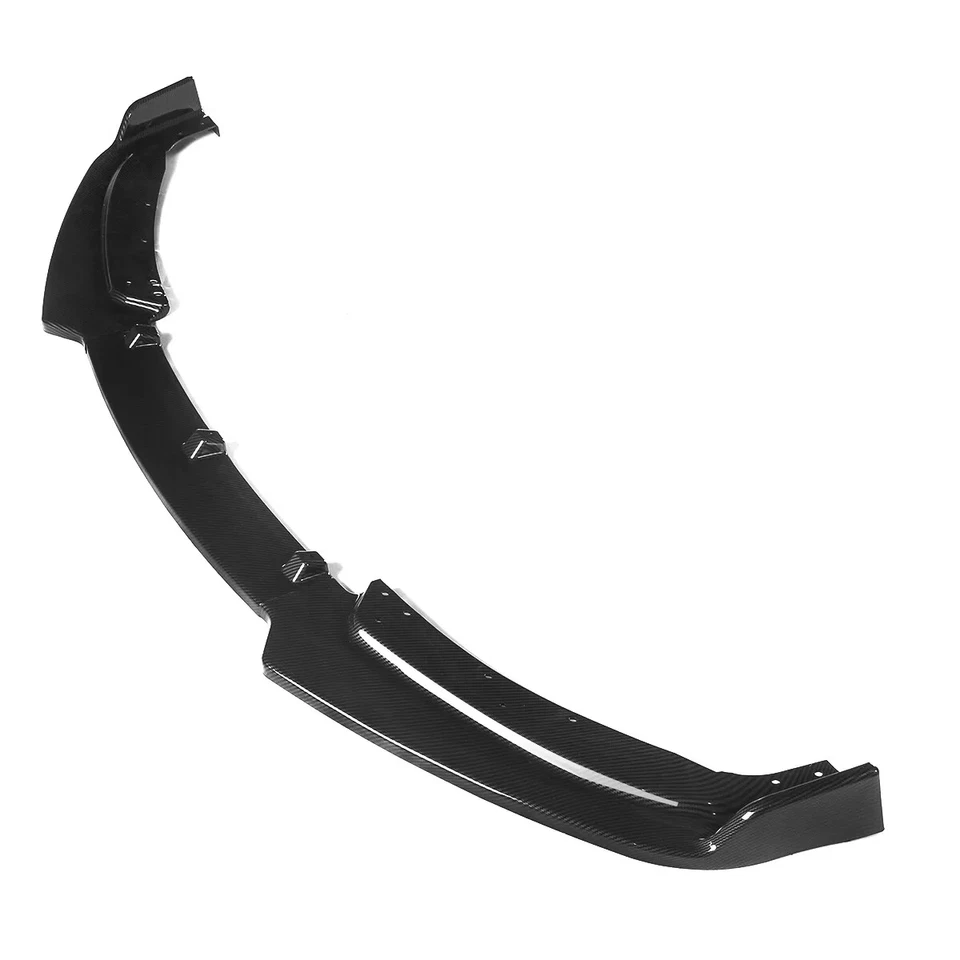 For BMW F30 320i 328i Base 2012-2015 Carbon Look Front Bumper Splitter Spoiler - Image 2 of 4