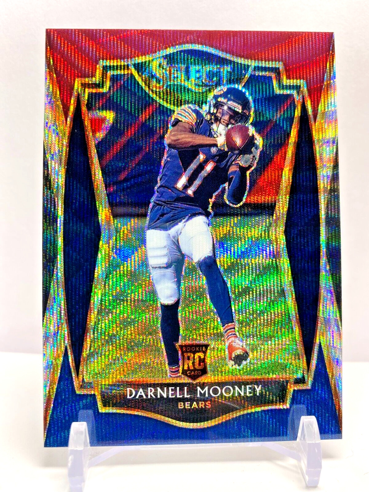 2020 Panini Select Rookie Premier Level Tri-Color #'d /199 Darnell Mooney No.200
