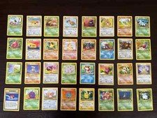 Pokemon Jungle COMPLETE SET Uncommon/Common Vintage WOTC 32 Card Lot MP-NM