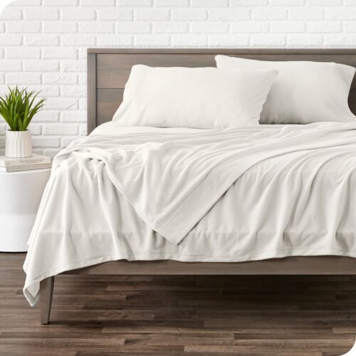 Super Soft Fleece Sheet Set - Deep Pocket, Cozy All-Season from Bare Home - Picture 80 of 96