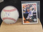 Cody Ross Signed  AUTOGRAPHED 2010 World Series BASEBALL & CARD W INSCP. TRISTAR