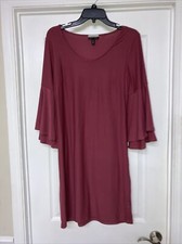 Womens bell sleeve dress size small fall winter spring work travel casual