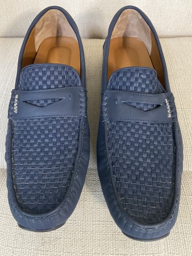 Bally Blue Driving shoes Pikat Men Size 