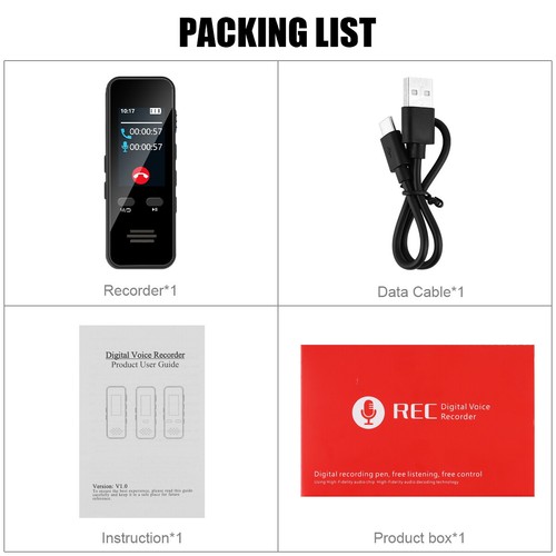 32G Digital Voice Recorder Bluetooth Call Dictaphone Audio MP3 Player Recording - Picture 12 of 12