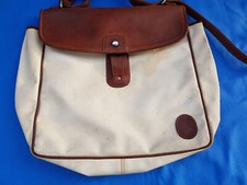 borsa con tracolla TRUSSARDI vintage anni 70 80 ? avorio marrone da pulire