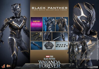 Hot Toys Movie Master Piece Black Panther Figure Wakanda Forever 1/6scale F/S