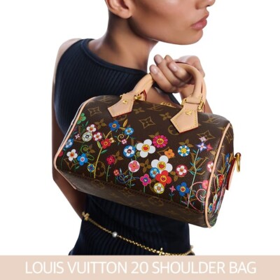 NEW Louis Vuitton x Takashi Murakami Speedy Bandouliere 20 M14175