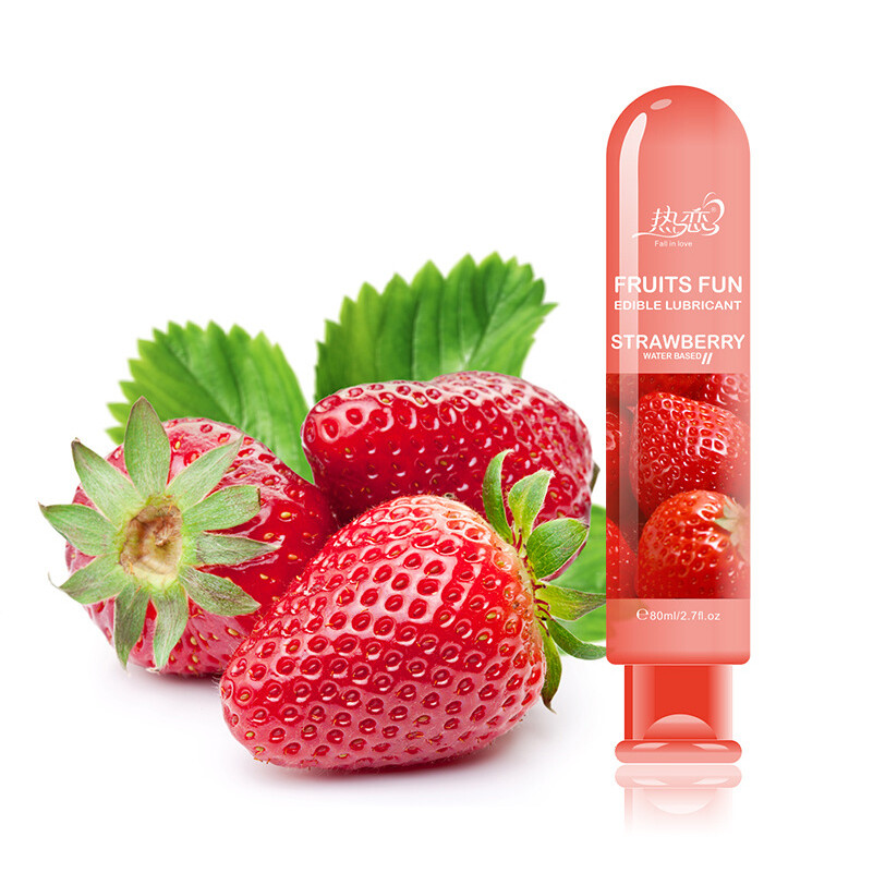 Fruit Flavored Water Based Personal Edible Gel Lubricant Adult Oral Fun Sex  Lube