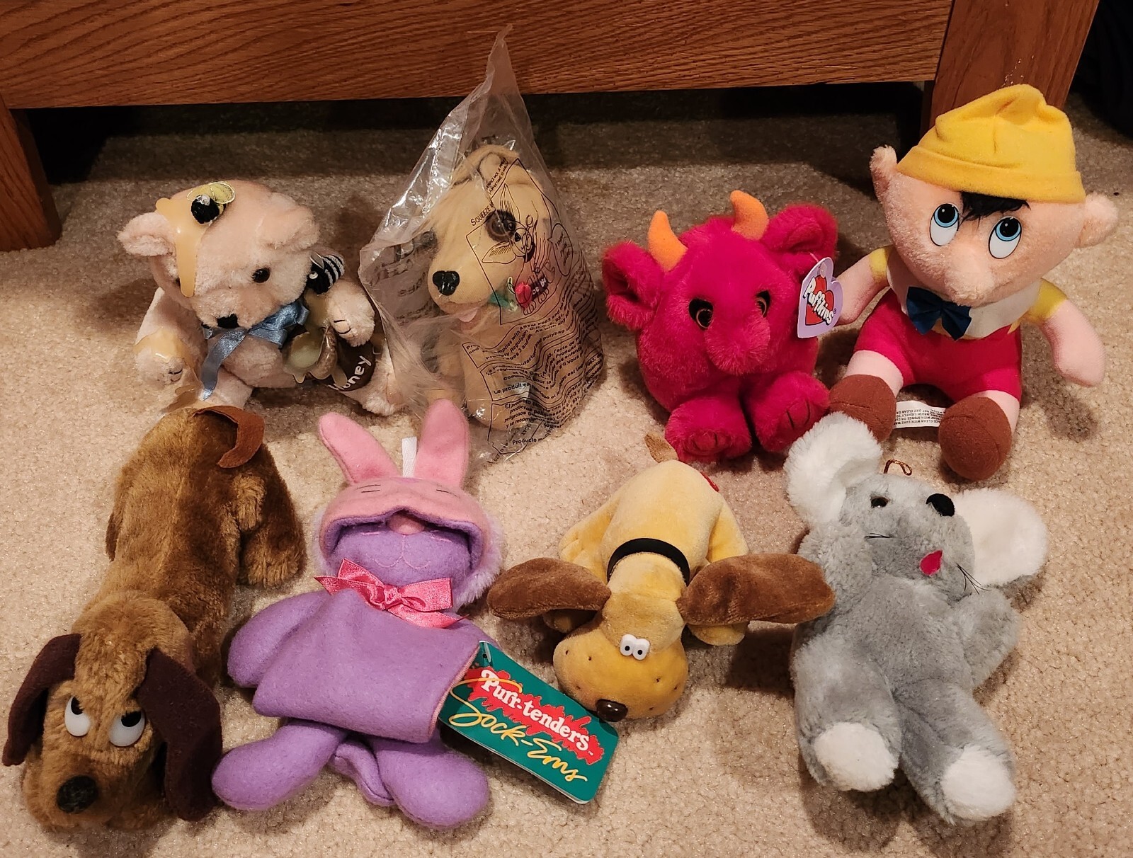 Lot of 8 mixed Plush toys Disney Kennel Kuddles some with tags EUC eBay