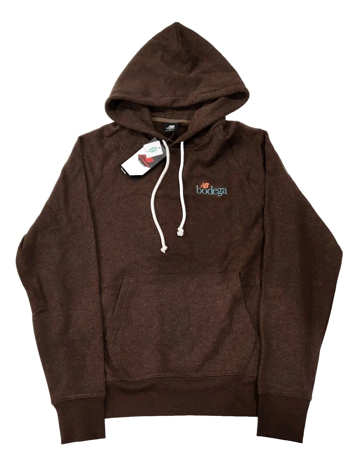 Size Medium - Men’s New Balance x Bodega Hoodie DUO Brown Drawstring MT33571