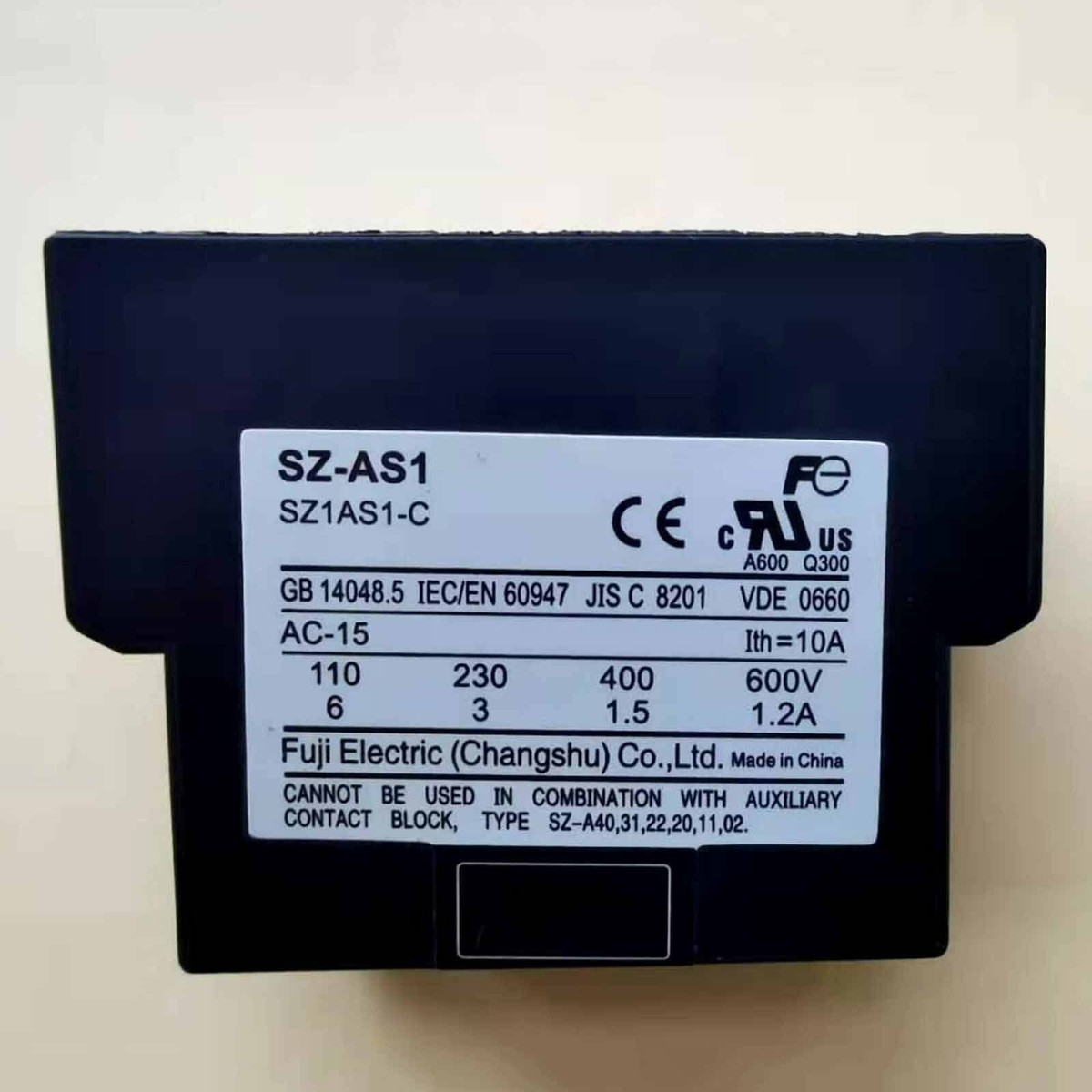 1PC New For Fuji SZ-AS1 Contactor Auxiliary Contact SZAS1 | eBay