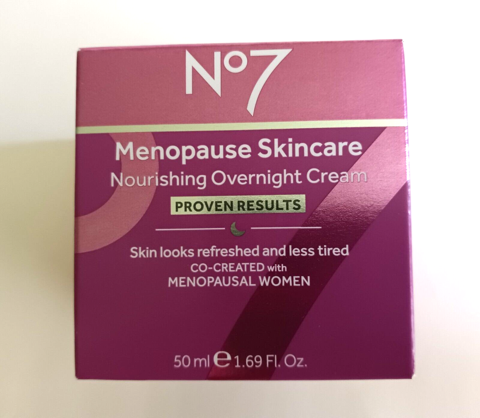 No 7. Menopause Skincare. Nourishing Overnight Cream 1.7 oz / 50 ml