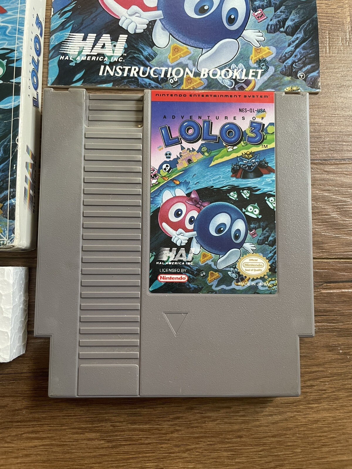 Adventures of Lolo 3 NES Nintendo Complete In Box CIB Authentic