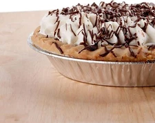 9" Aluminum Pie Pan 1" Deep-Disposable Baking Tin Plates