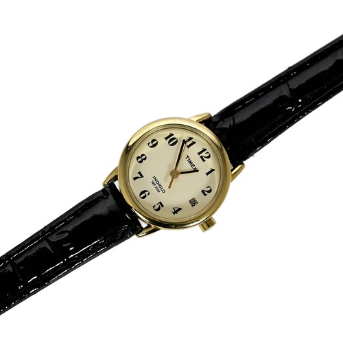 Timex Ladies Black Band Quartz Easy Reader 25mm Wrist Watch - Picture 2 of 7