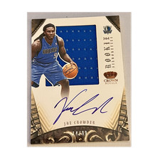 2012-13 Crown Royal Rookie Silhouettes Jae Crowder RC Auto MEM #346 #’d 14/99