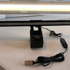 Quntis LED Monitor Light Bar 15" Width Tested Works Multiple Light Options Used
