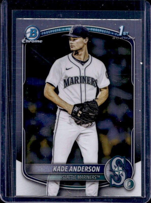 2025 Bowman Draft Kade Anderson Chrome 1st Prospect #BDC-3 Mariners