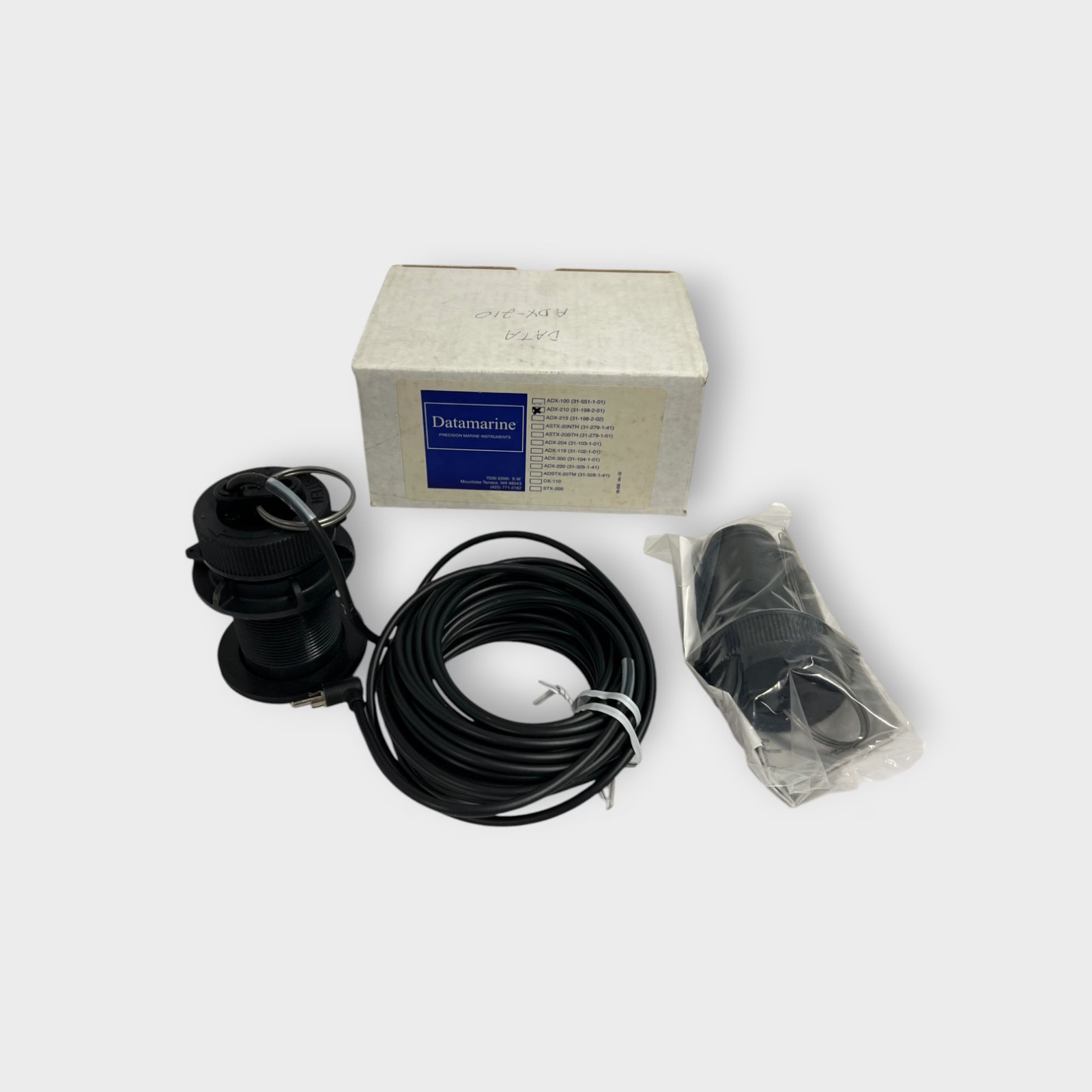 Datamarine ADX-210 200khz Transducer w/RCA Plug *NEW* (Navman Standard Horizon)
