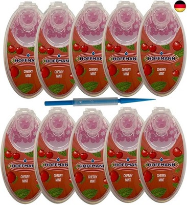Hoffmann - Premium Aroma Kapseln Cherry Mint | DIY Click Filter Kugeln|