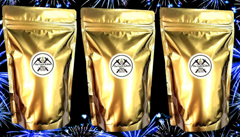 Alaskan Gold Panning Paydirt Bags 3 PACK  Alaska Gold