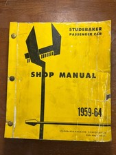 Vintage 1959 - 1964 Studebaker Lark Hawk Shop Manual Book Catalog Vintage 1959 - 1964 Studebaker Lark Hawk Shop Manual Book Catalog