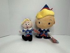 NWT Rudolph the Red Nosed Reindeer Hermie Dentist Plush Set Of 2