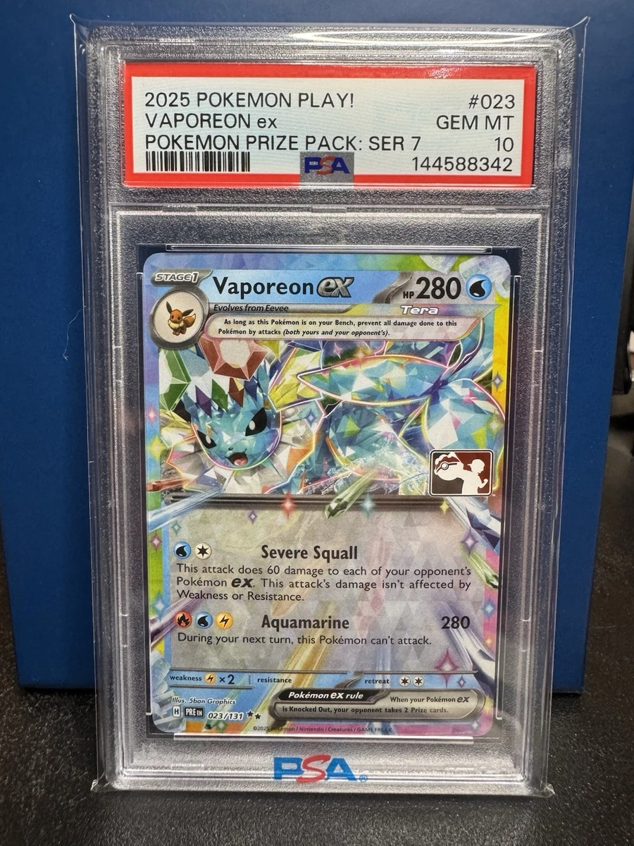 Vaporeon ex Pokémon TCG Cards for sale | eBay