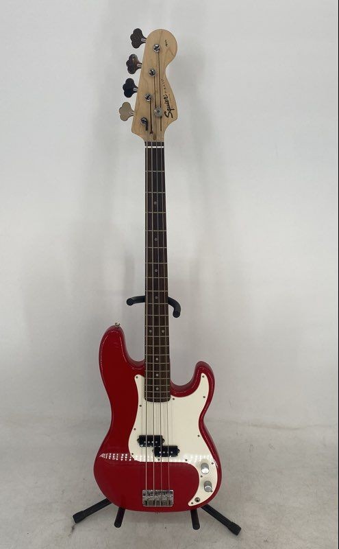 Squier Mini Precision Right-Handed Adjustable 4 String P-Bass Electric Guitar