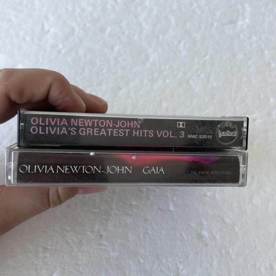 Olivia Newton John Cassette Bundle Greatest Hits 70s 90s Pop Music Australian x2 - Image 3 of 4