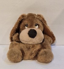 Vintage Russ Samuel Dog Plush Hand PUPPET Brown Dog Sad Eyes Made In Korea 
